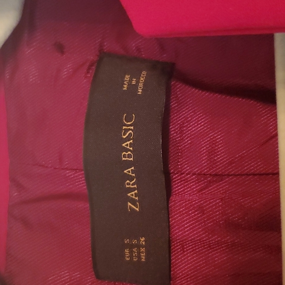 Fushia Pink Zara Jacket size S - Picture 2 of 7
